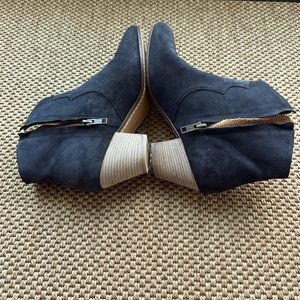 Isabel Marant Dicker Black Suede Booties, Size 38 (8)